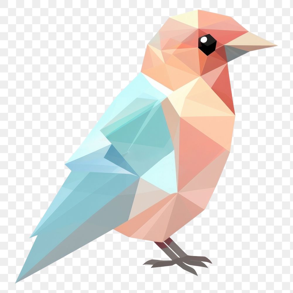 PNG Bird origami animal beak. AI generated Image by rawpixel.