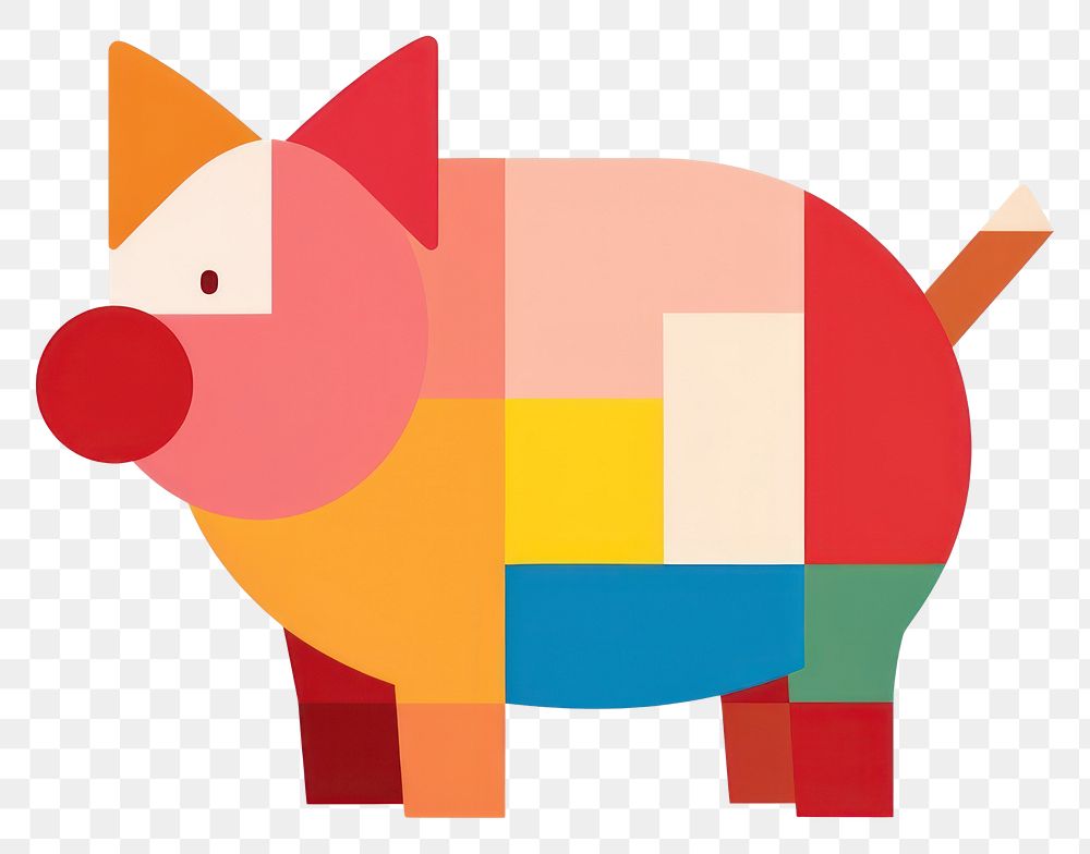 PNG  Pig mammal animal white background. AI generated Image by rawpixel.