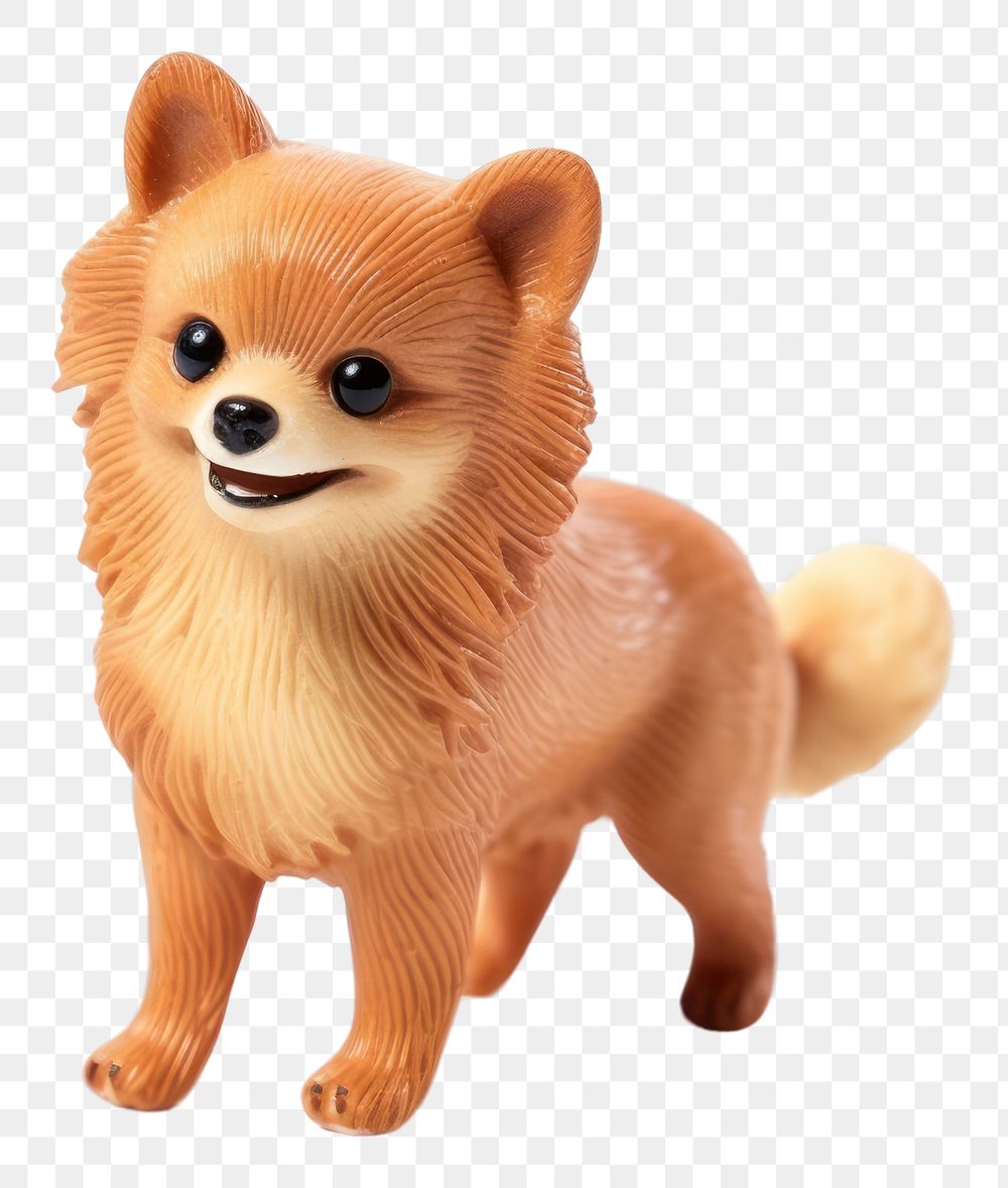 PNG Cute dog figurine mammal animal. AI generated Image by rawpixel.