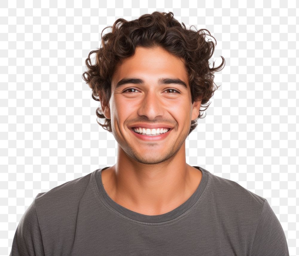 PNG Hispanic guy portrait adult smile. AI generated Image by rawpixel.