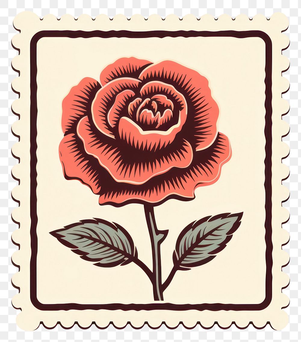 PNG Flower pattern plant rose. AI generated Image by rawpixel.