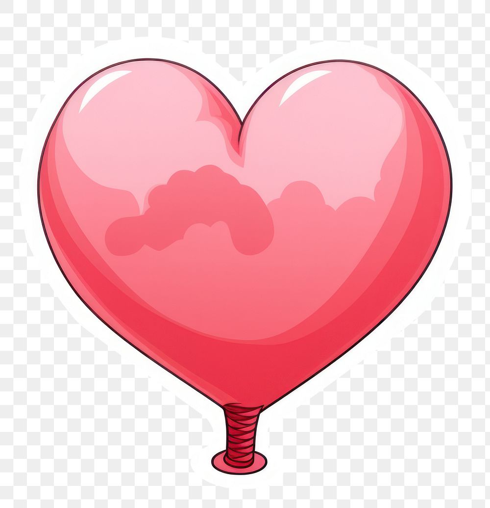 PNG Valentines balloon heart celebration. AI generated Image by rawpixel.