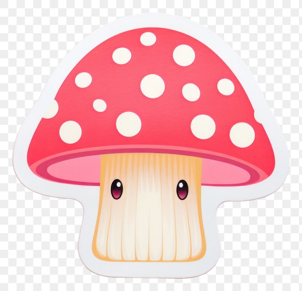 PNG Colorful mushroom pattern agaric fungus. AI generated Image by rawpixel.