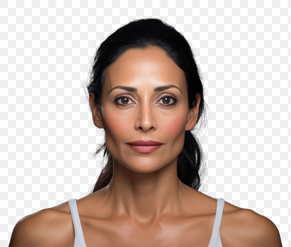 PNG Indian woman portrait adult photo. AI generated Image by rawpixel.