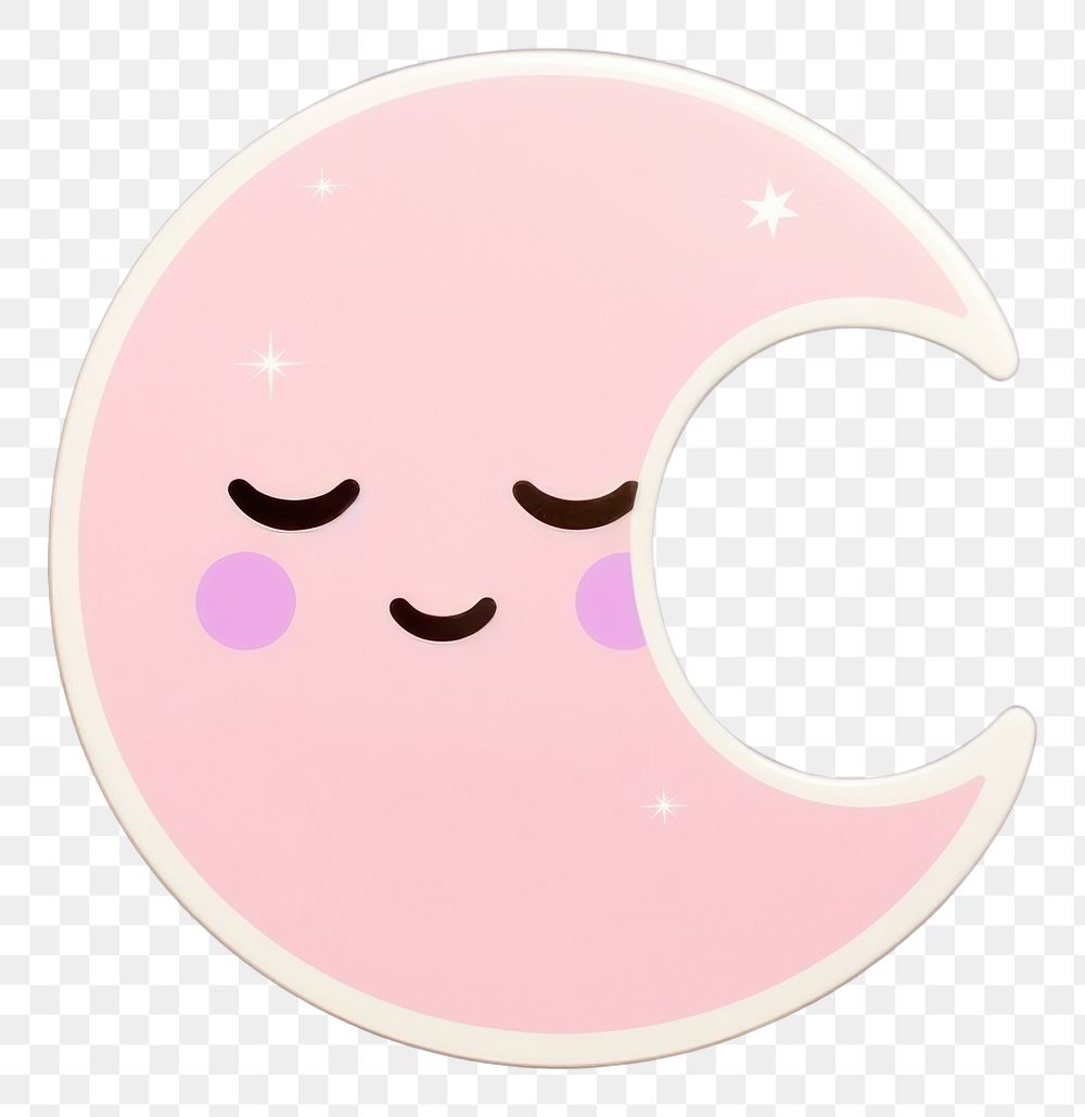 PNG Crescent moon anthropomorphic astronomy emoticon. AI generated Image by rawpixel.