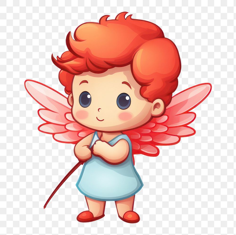 PNG Cupid cute representation creativity. AI generated Image by rawpixel.