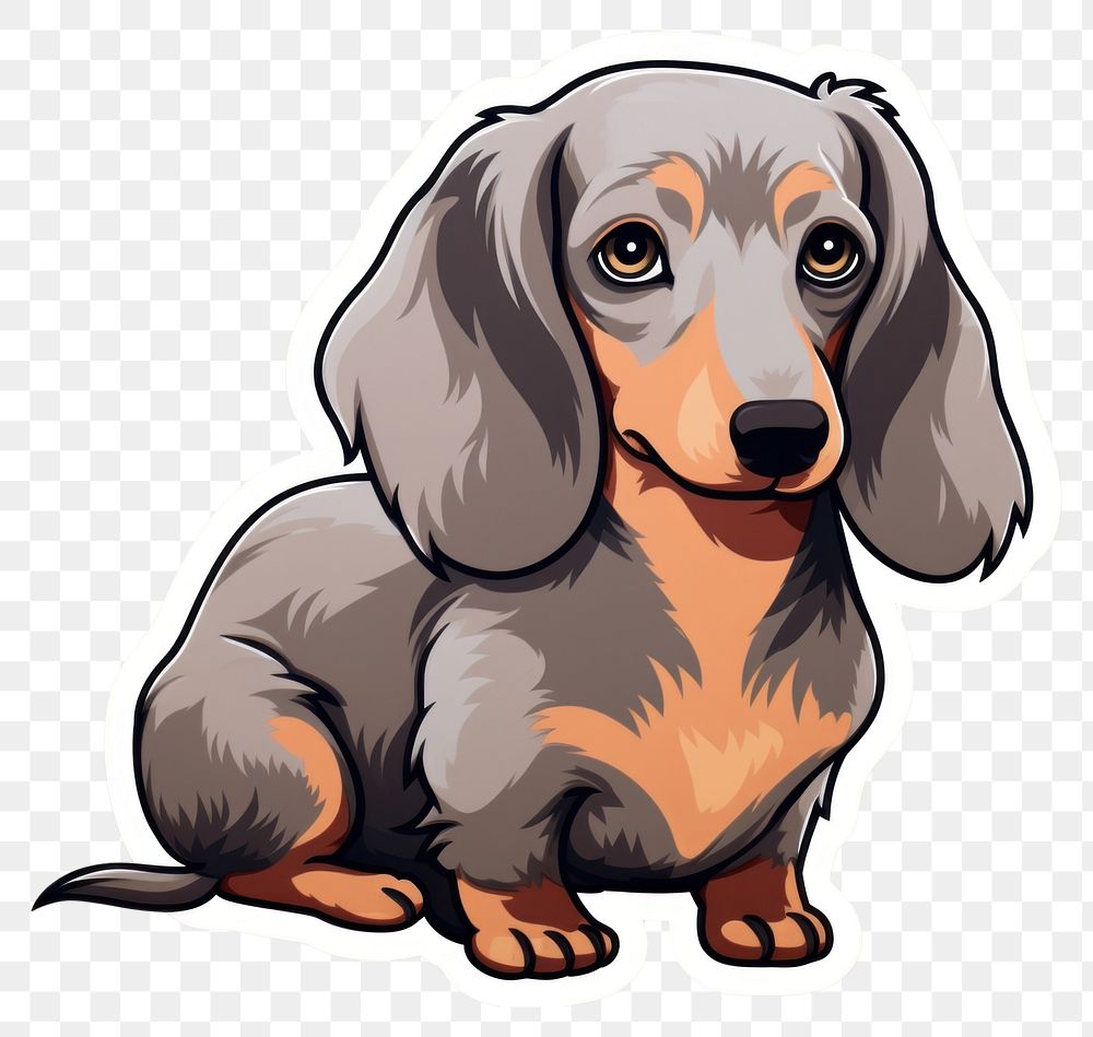 PNG Dachshound dog animal mammal cute. AI generated Image by rawpixel.
