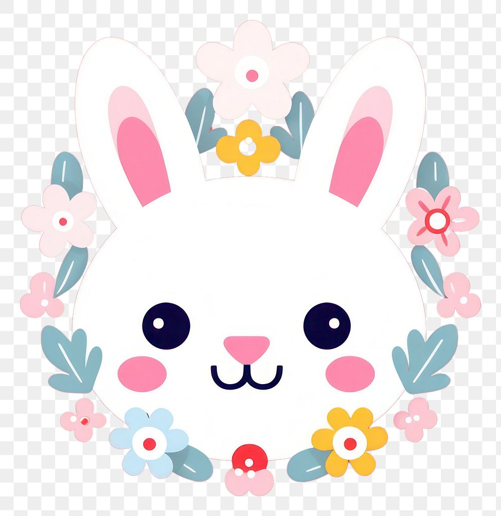 PNG  Easter cute representation celebration. AI generated Image by rawpixel.