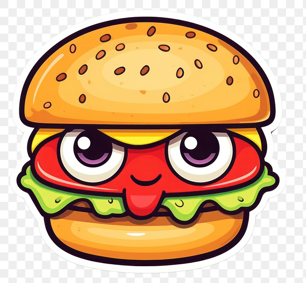 PNG Hamburger hamburger food representation. AI generated Image by rawpixel.