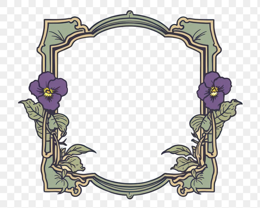 PNG Pansy flower purple plant art. AI generated Image by rawpixel.