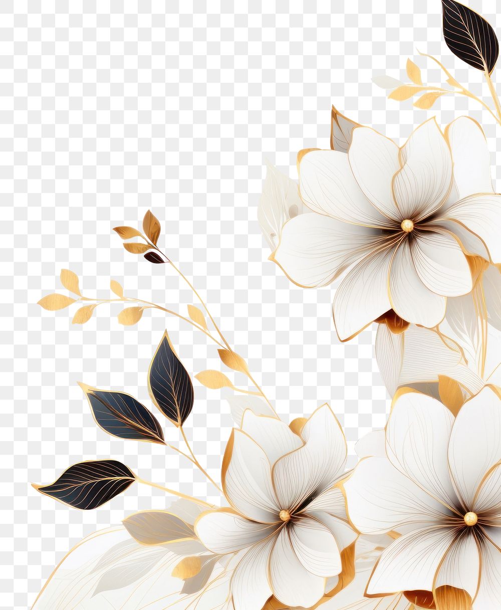 PNG Luxury minimal style backgrounds pattern flower. AI generated Image by rawpixel.