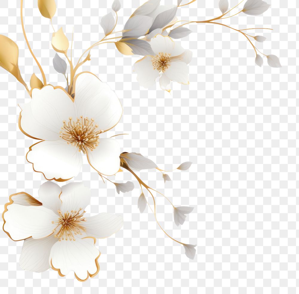 PNG Luxury minimal style flower backgrounds plant. AI generated Image by rawpixel.