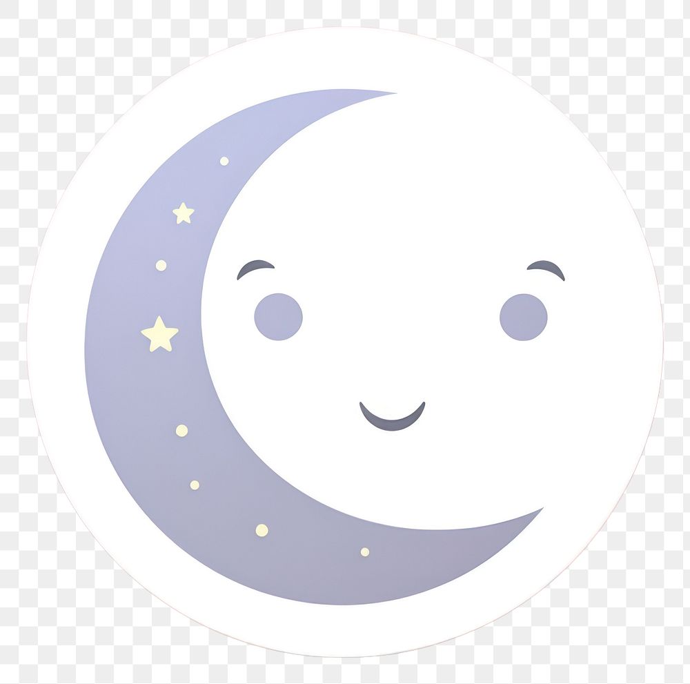 PNG Moon astronomy night logo. AI generated Image by rawpixel.