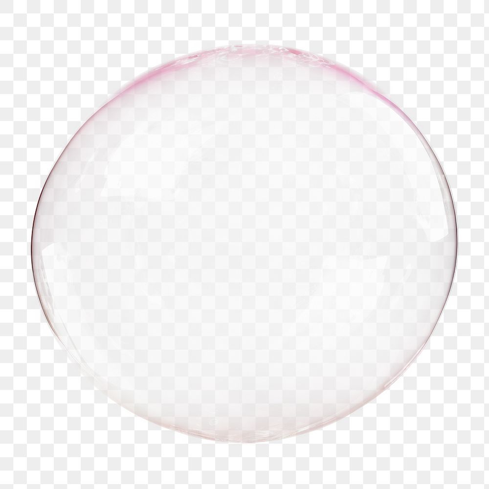 PNG Bubble sphere white background transparent. AI generated Image by rawpixel.
