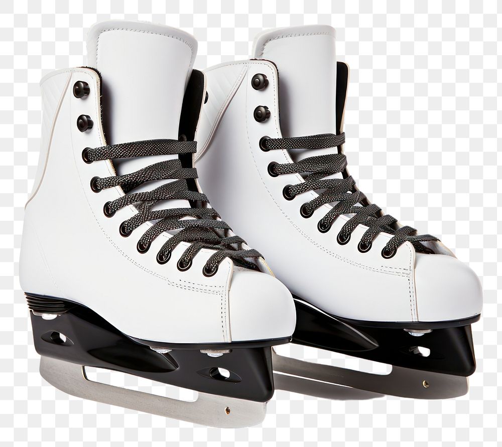 PNG Figure skates footwear sports white. AI generated Image by rawpixel.