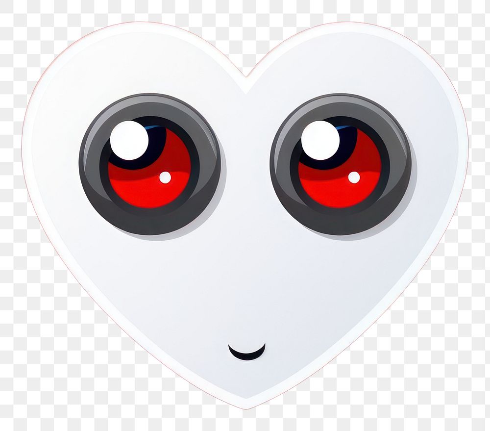 PNG Red heart white anthropomorphic celebration. AI generated Image by rawpixel.