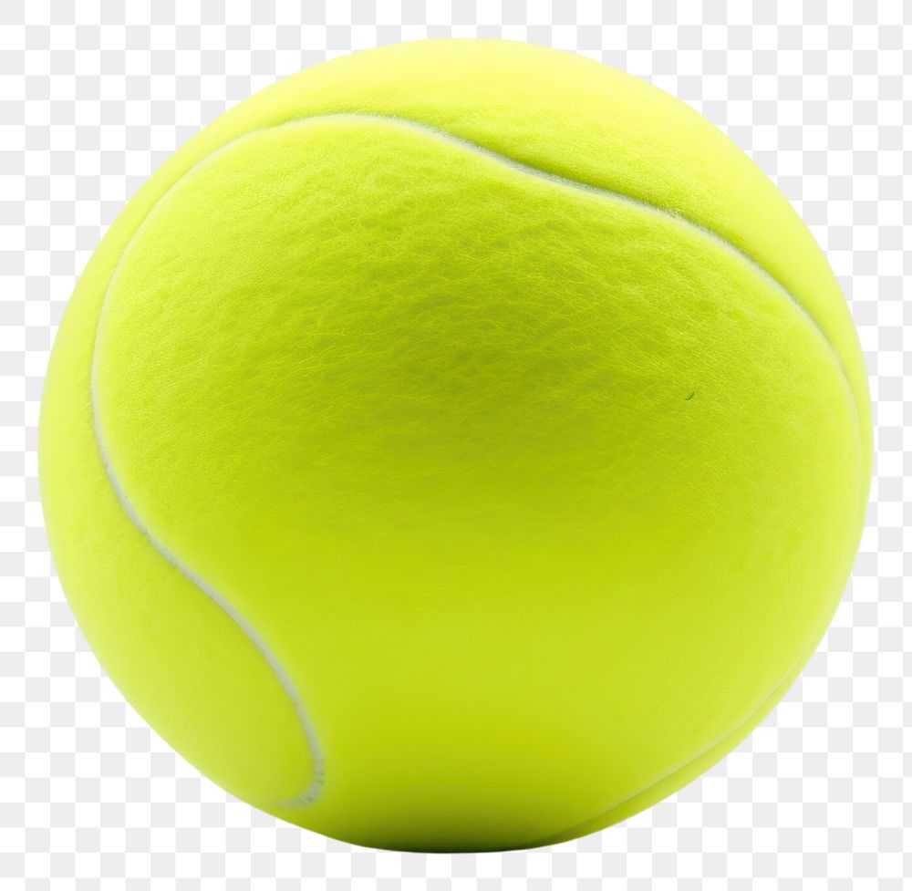 PNG Tennis ball tennis sports white background. AI generated Image by rawpixel.