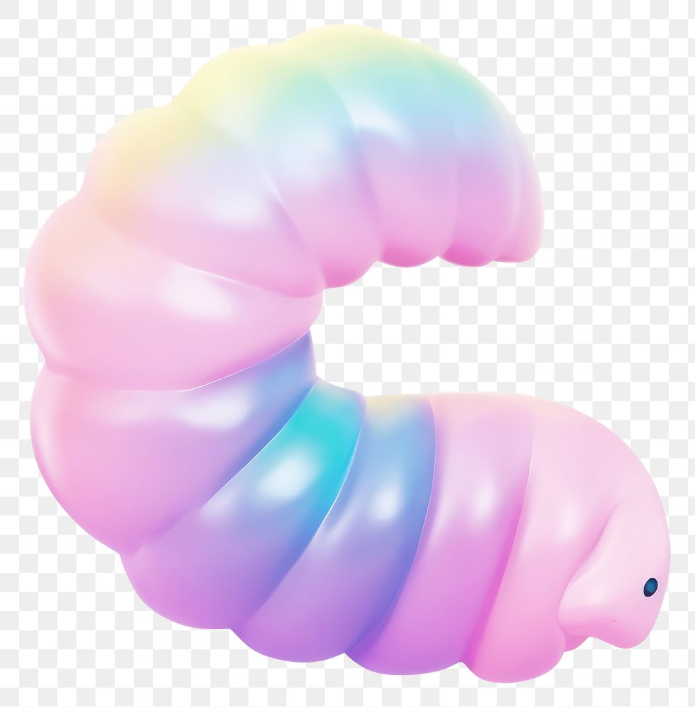 PNG Worm toy boerewors balloon. AI generated Image by rawpixel.
