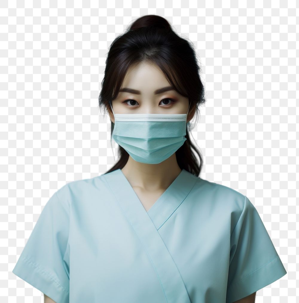 PNG  Nurse adult stethoscope protection. AI generated Image by rawpixel.