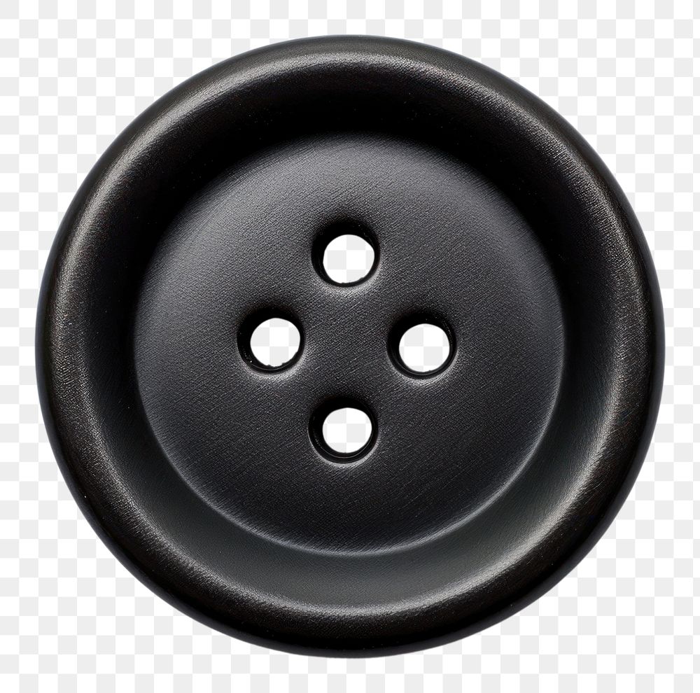 PNG  Black sewing button black white background electronics. AI generated Image by rawpixel.
