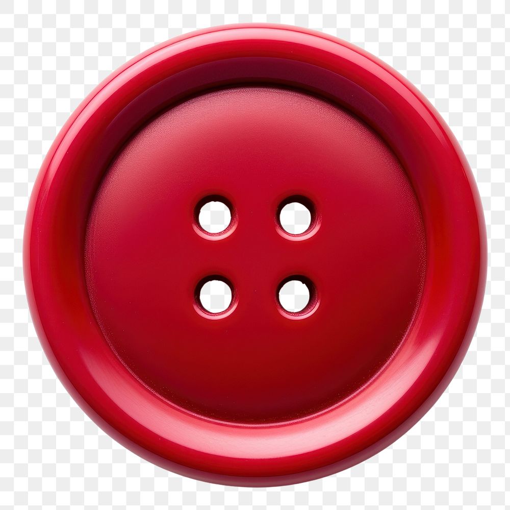 PNG  Red sewing button white background technology circle