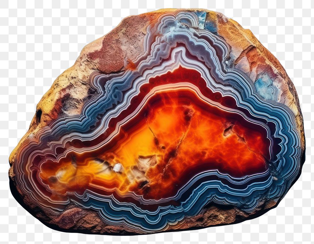 PNG Gradient surface of agate rock jewelry accessories accessory. AI generated Image by rawpixel.