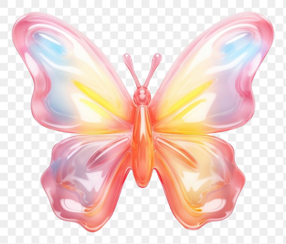 PNG Butterfly white background accessories creativity