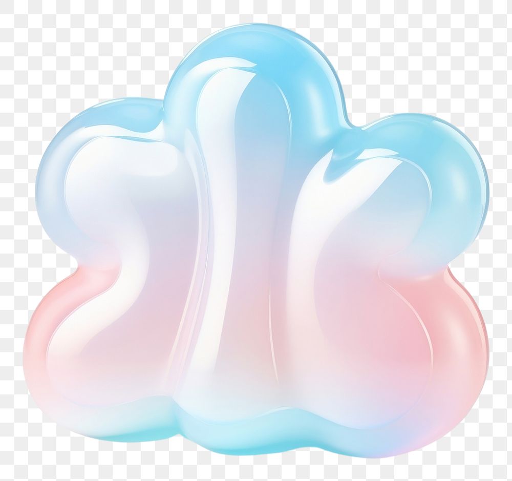 PNG Cloud white background toothpaste glowing. AI generated Image by rawpixel.