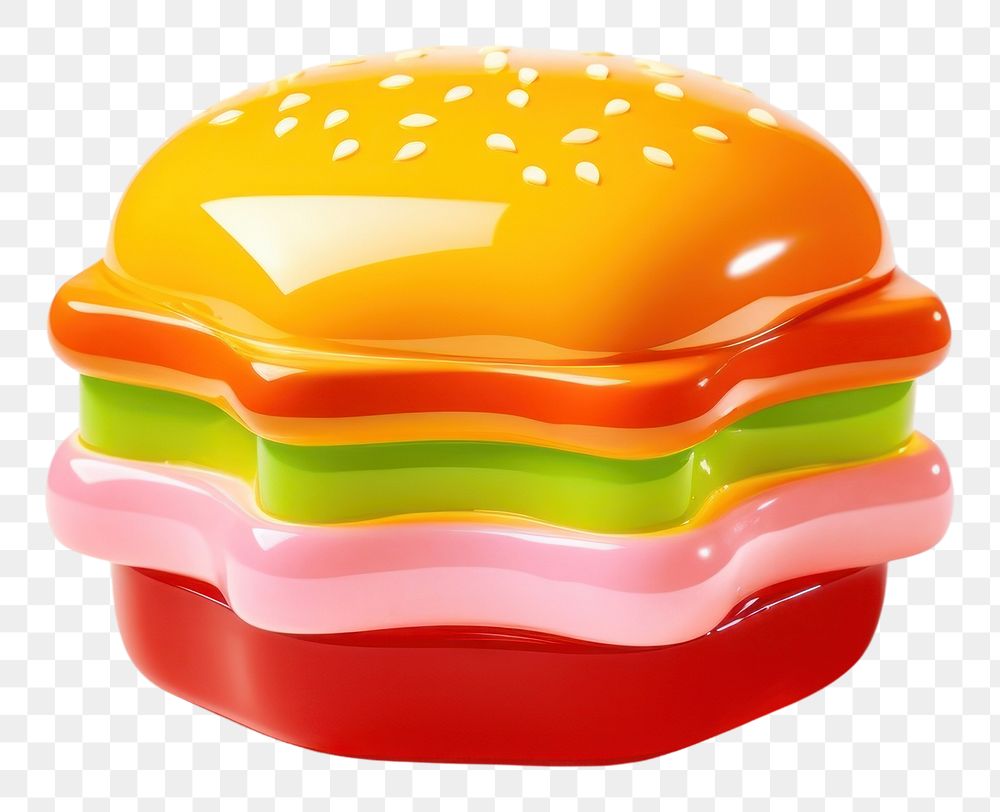 PNG Hamburger sweets jelly food. AI generated Image by rawpixel.