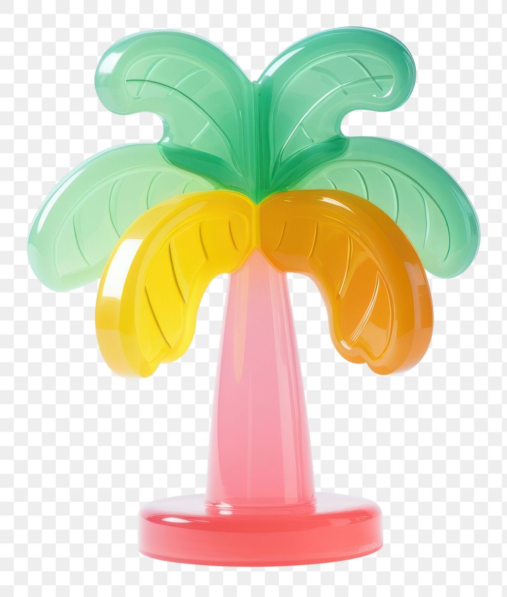 PNG Palm tree sweets toy white background. AI generated Image by rawpixel.