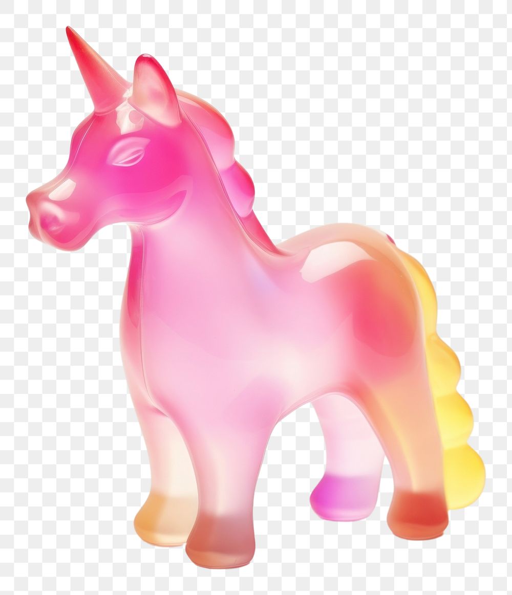 PNG Unicorn figurine mammal animal. AI generated Image by rawpixel.