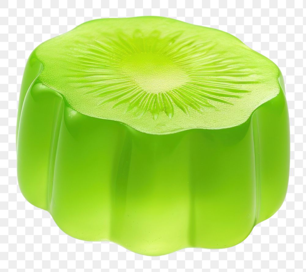 PNG Kiwi jelly food white background. AI generated Image by rawpixel.