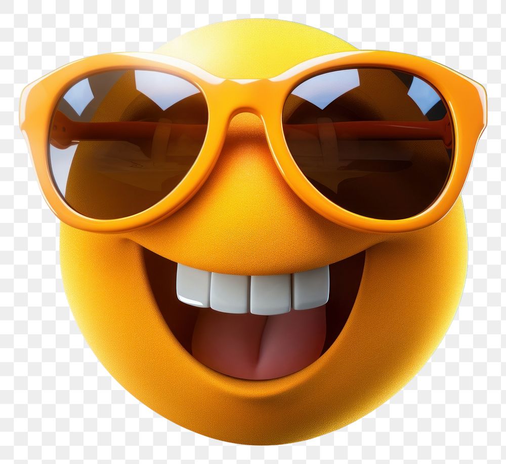 PNG  Smiling sun sunglasses cartoon outdoors. AI generated Image by rawpixel.
