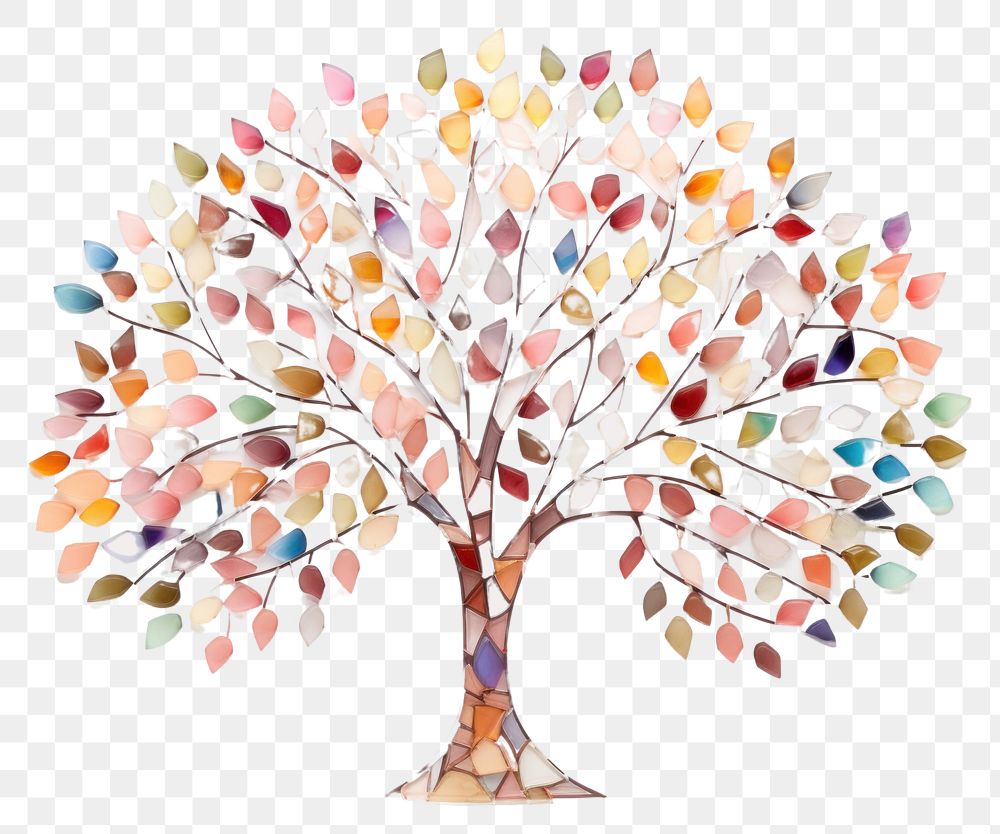 PNG Tree art white background accessories. AI generated Image by rawpixel.