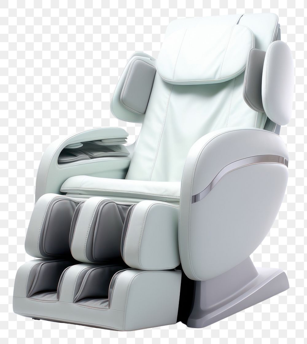 PNG  Massage chair technology relaxation furniture. AI generated Image by rawpixel.