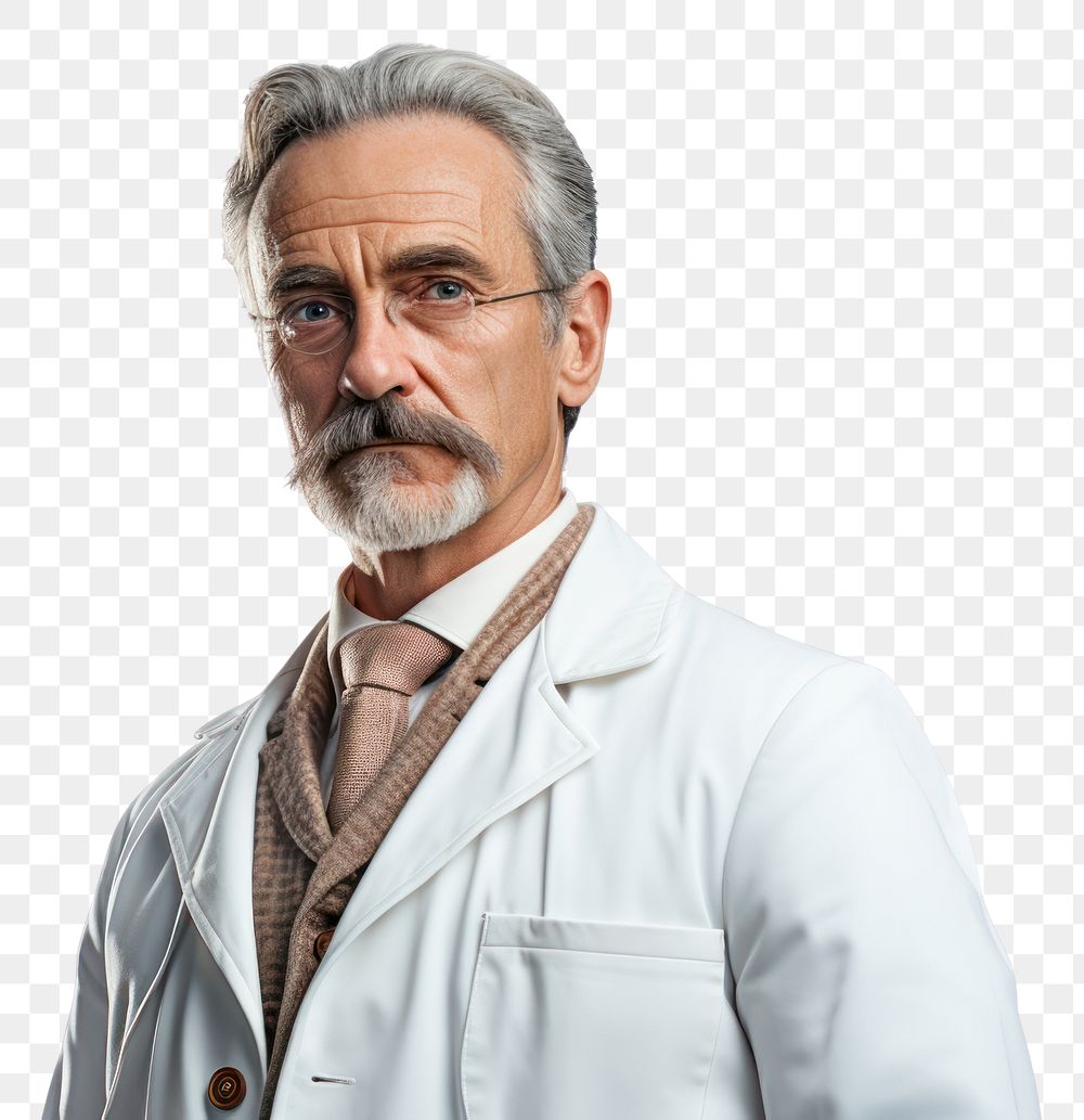 PNG  Doctor man doctor portrait adult. AI generated Image by rawpixel.