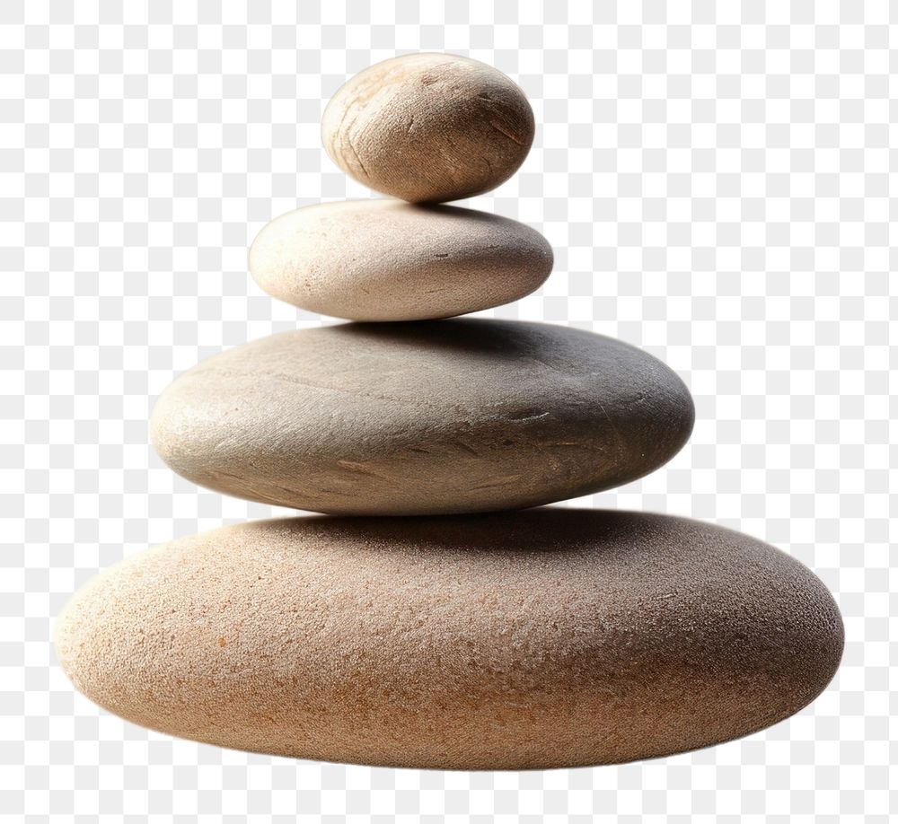PNG  Spa massage stones pebble zen-like balance. AI generated Image by rawpixel.