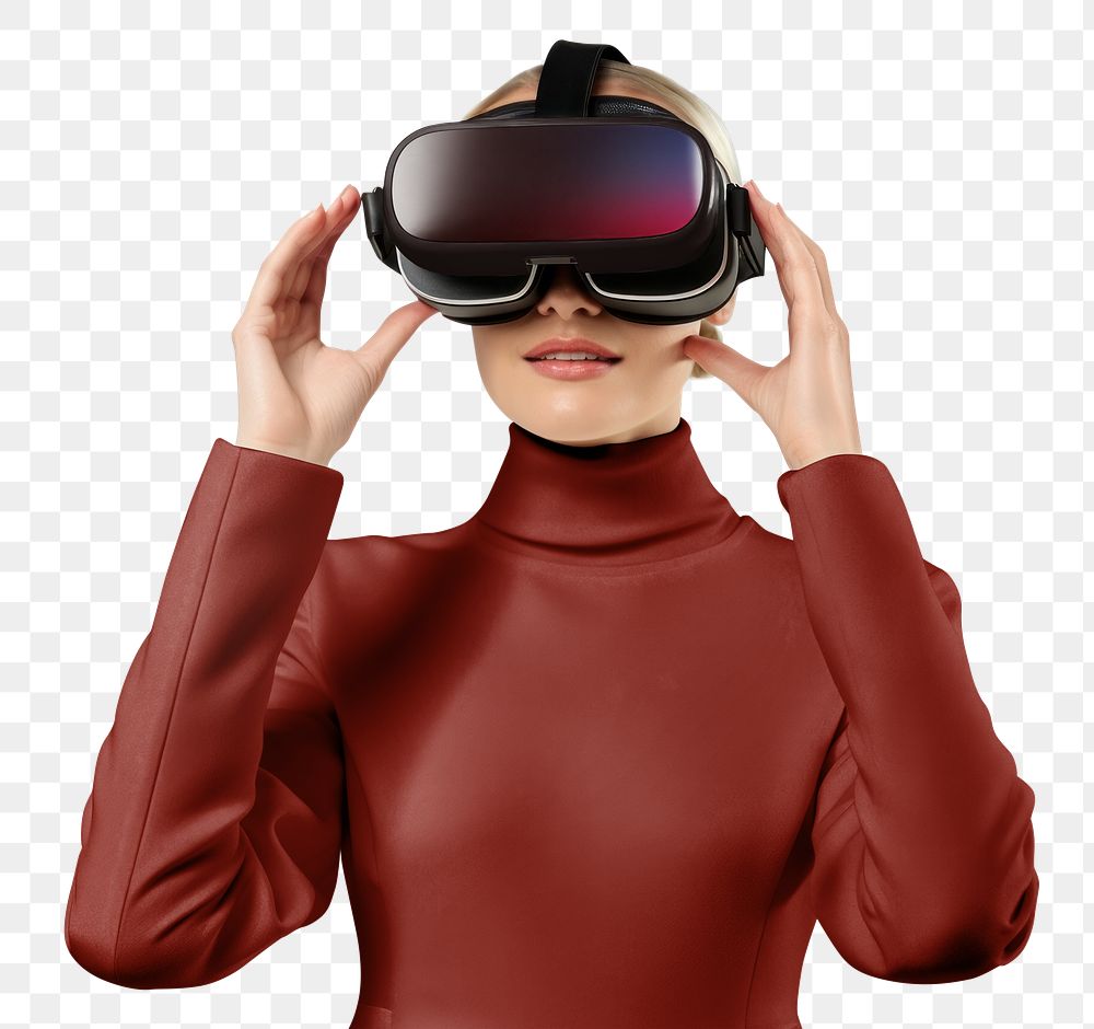 VR glass png, transparent background