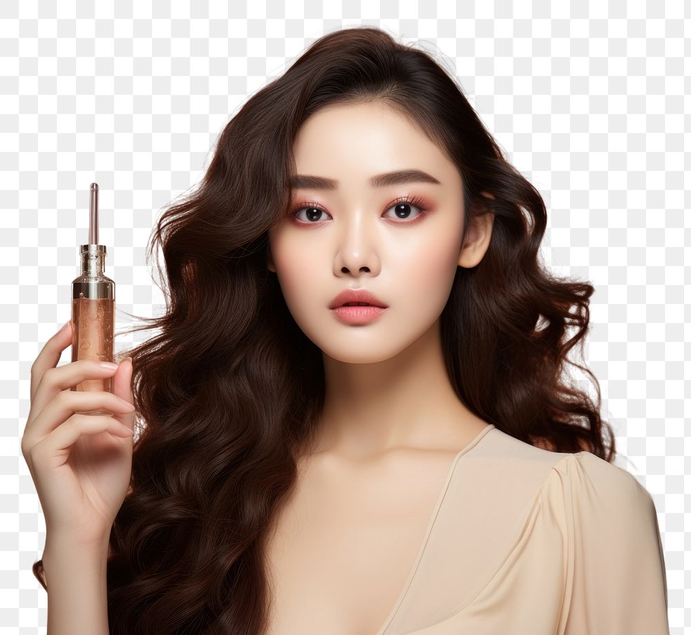 PNG Young Asian beauty woman cosmetics portrait adult. AI generated Image by rawpixel.