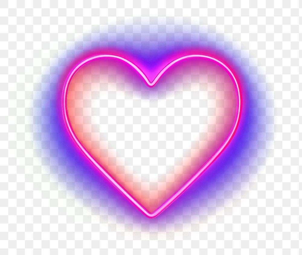 PNG Heart light backgrounds night