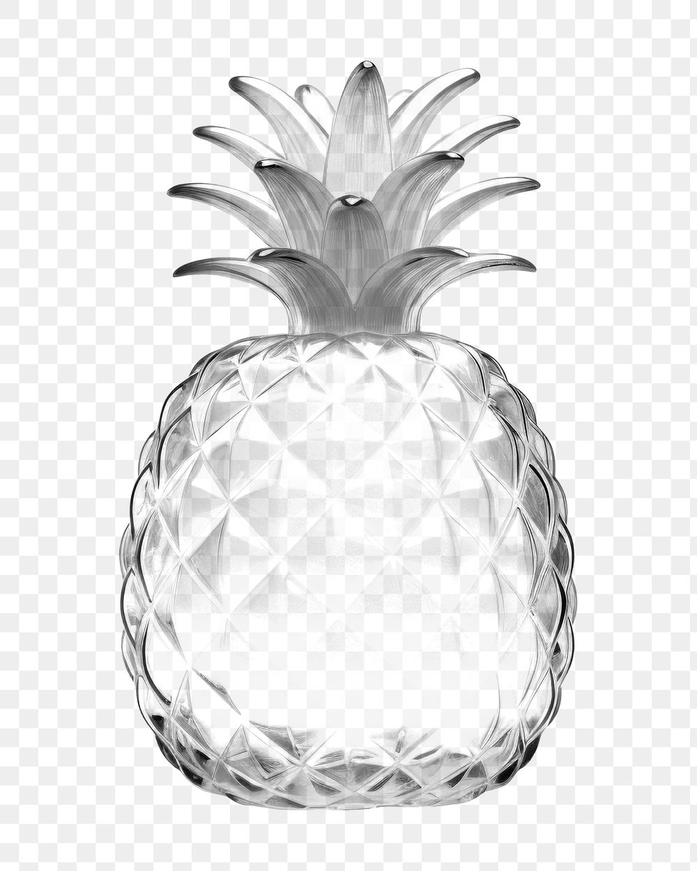 PNG Pineapple icon lighting fruit plant. AI generated Image by rawpixel.