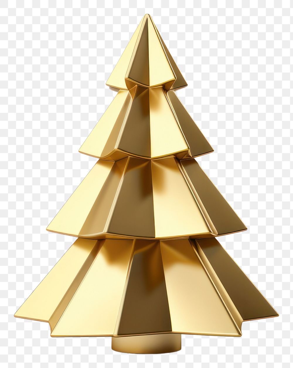 PNG Christmas tree gold christmas white background. AI generated Image by rawpixel.