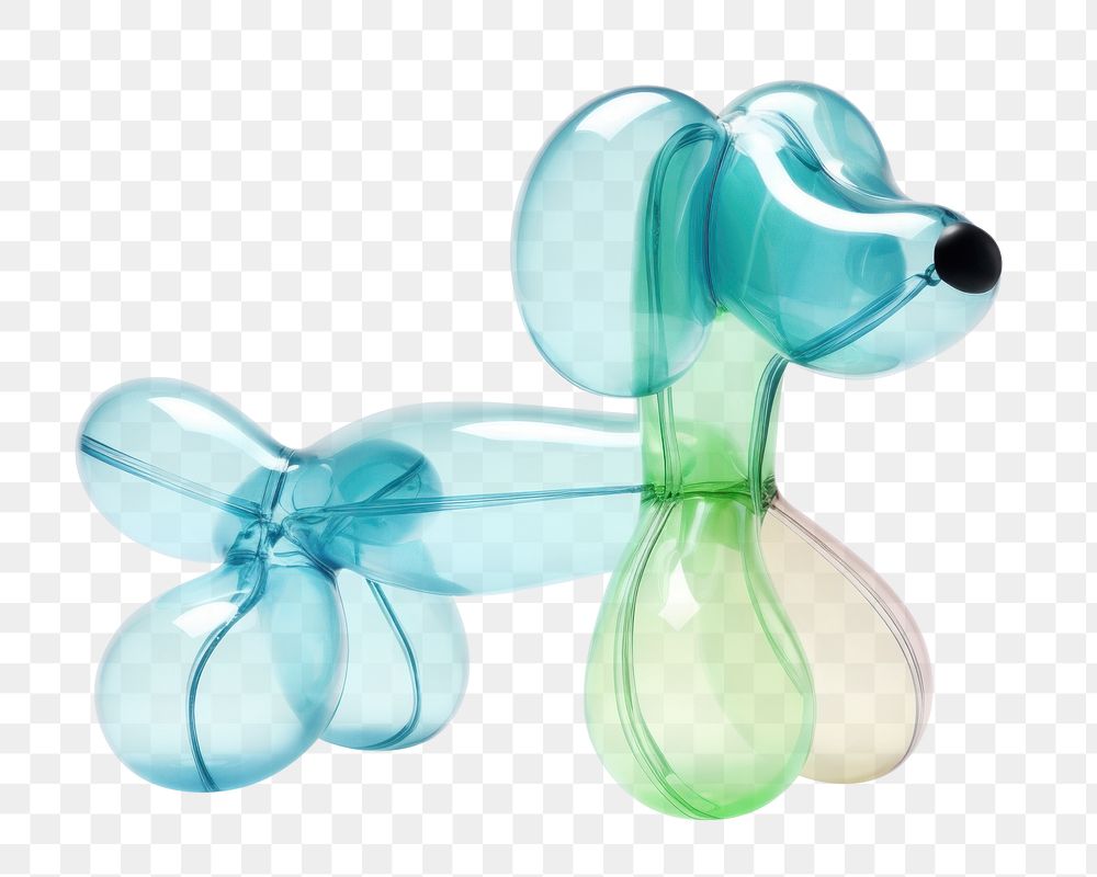 PNG Balloon dog transparent balloon glass. AI generated Image by rawpixel.
