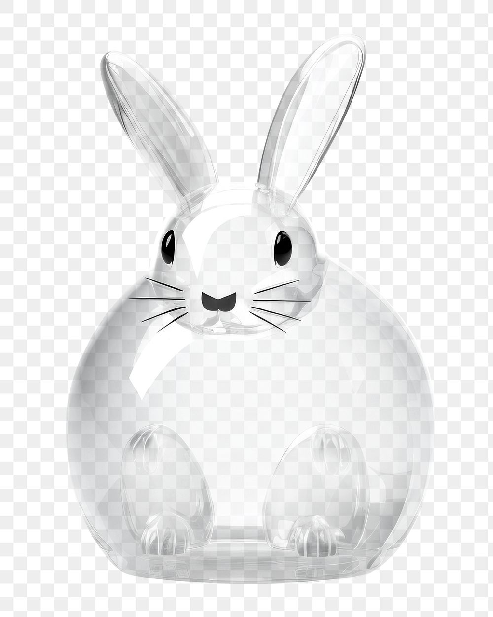 PNG Rabbit icon transparent animal mammal. AI generated Image by rawpixel.