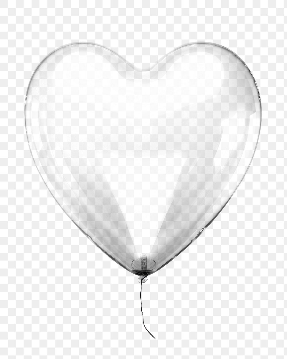 PNG Heart balloon glass celebration mid-air