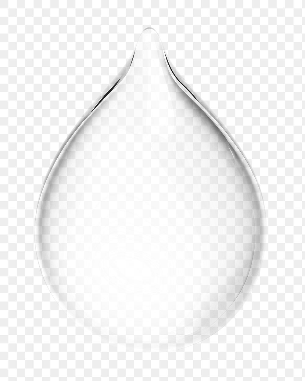 PNG Water drop icon lighting glass simplicity. AI generated Image by rawpixel.