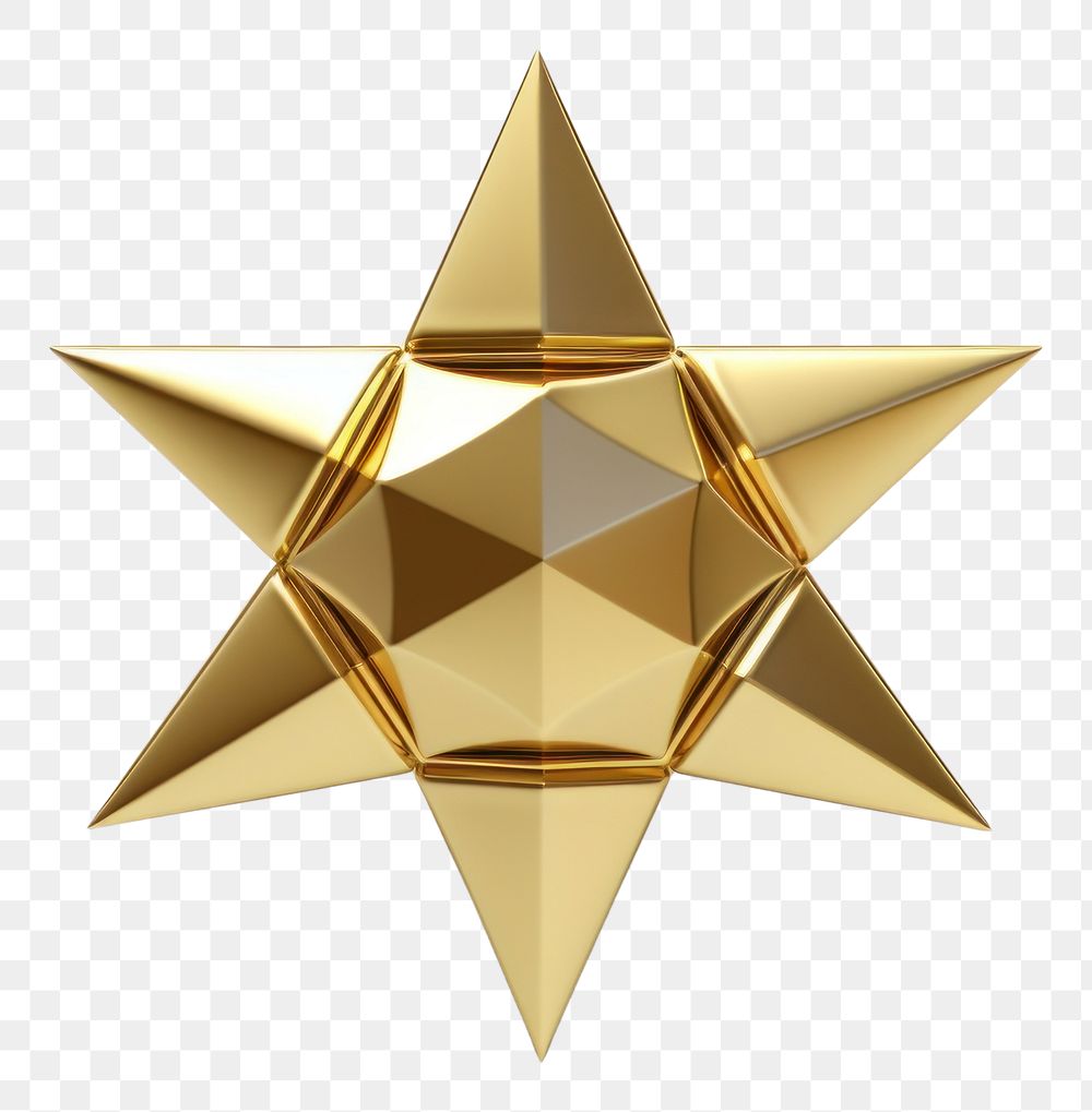 PNG  A david star gold symbol simplicity. AI generated Image by rawpixel.