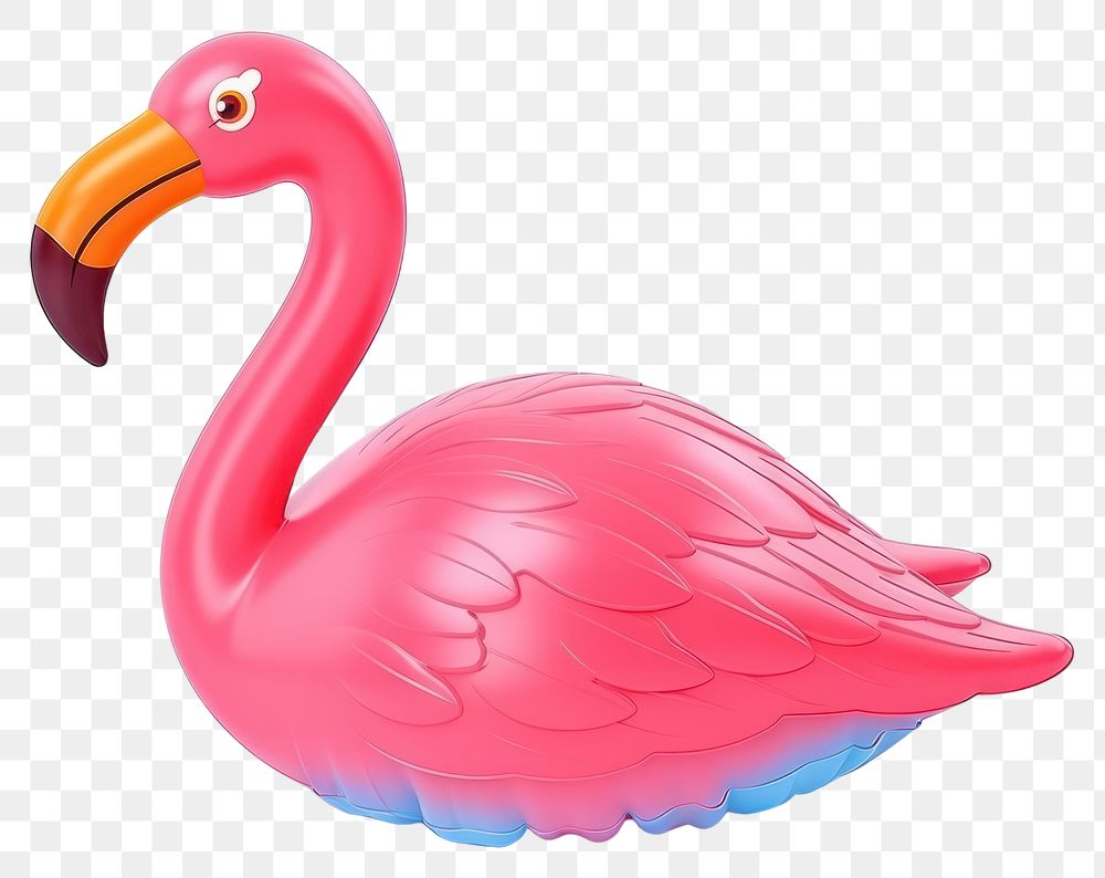 PNG Swimming ring flamingo animal bird. AI generated Image by rawpixel.