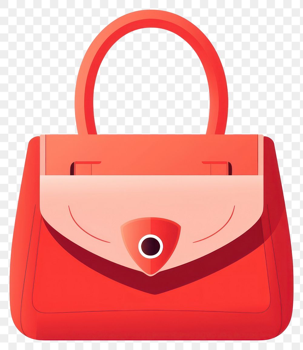 PNG A bag handbag cartoon purse. AI generated Image by rawpixel.