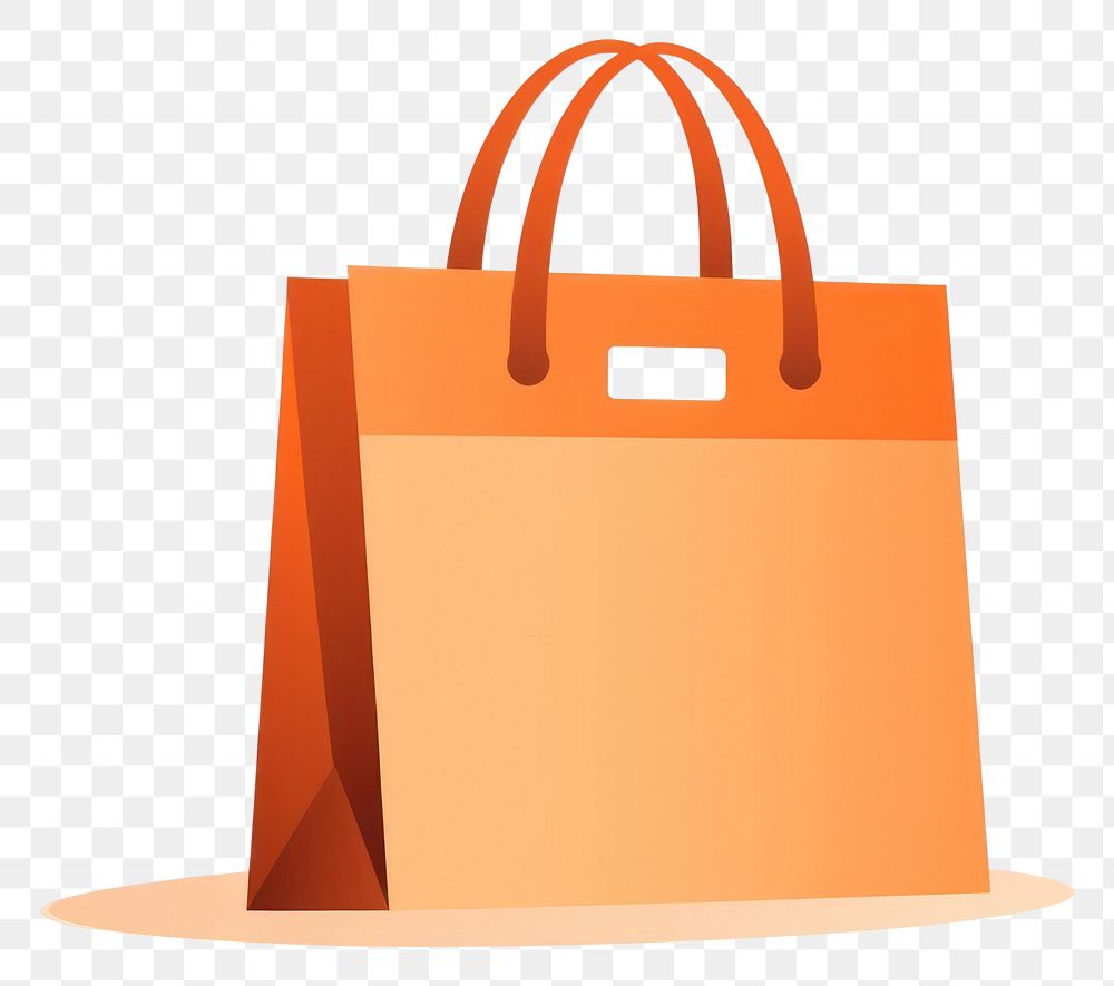 PNG A shopping bag handbag white background consumerism. AI generated Image by rawpixel.